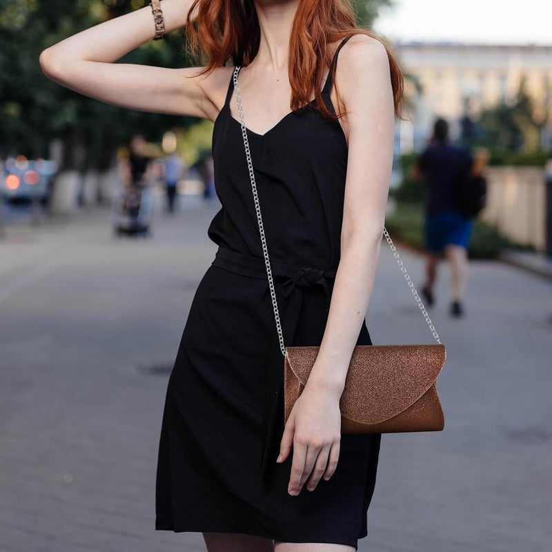 PACETAP Clutch Purses for Women, Handbags with Chain for Women Formal, Evening Bag for Wedding Party Cocktail Prom Dinner - Image 5